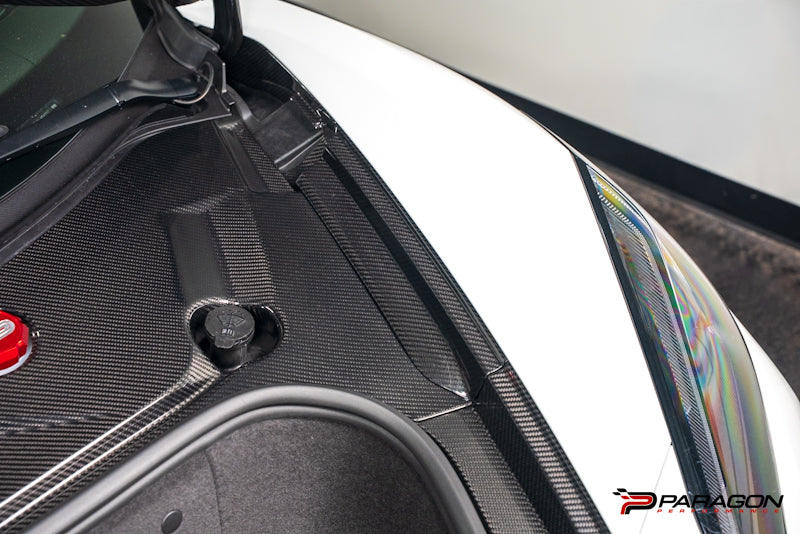 CCS C8 Carbon Fiber Frunk Surround - 4pc kit