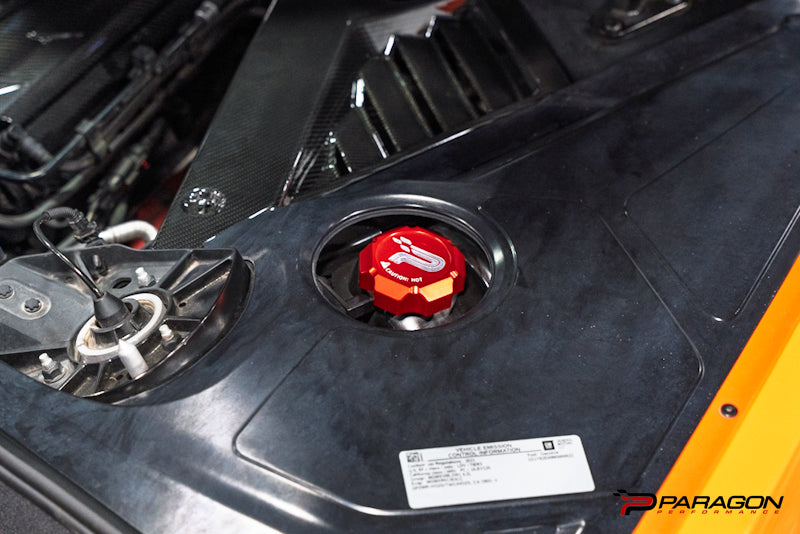 C8 Corvette Carbon Fiber Coolant Trim Ring