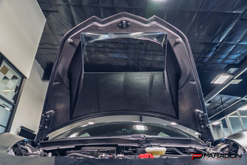 Span Racing C8R Carbon Fiber Front Hood - Paragon Performance