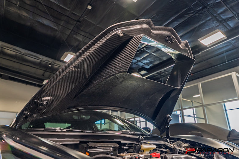 Span Racing C8R Carbon Fiber Front Hood - Paragon Performance