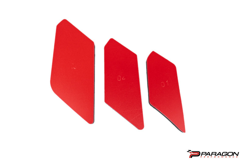 C8 Corvette Coupe Dry Vent Blocks - 7pc Kit