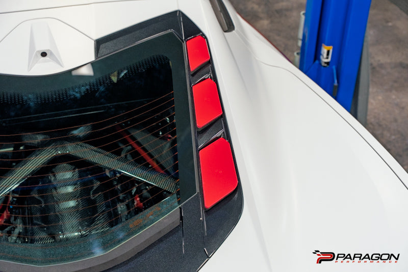 C8 Corvette Coupe Dry Vent Blocks - 7pc Kit