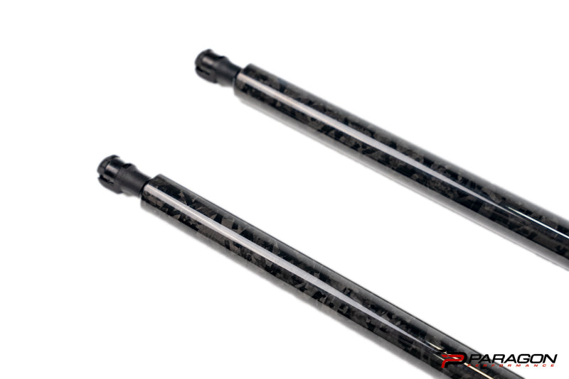 Paragon Performance C8 Corvette Carbon Fiber Hood Struts - Forged