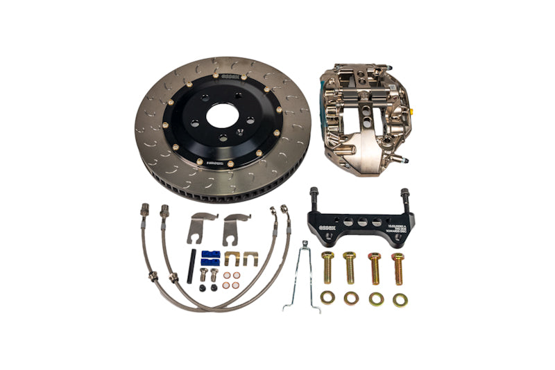 AP Racing by Essex Radi-CAL Competition Brake Kit (Front 9668/372mm) - C8 Corvette - NICKEL PLATED
