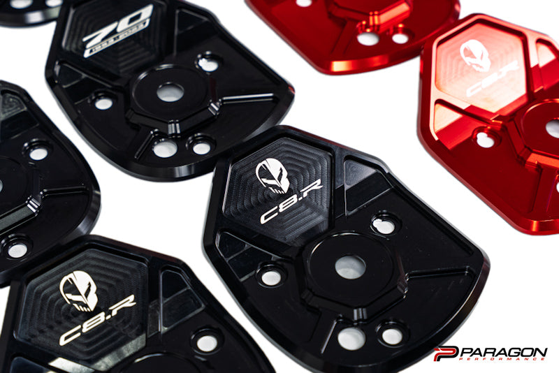 C8 Rally Driver Corvette Rear Strut Covers - Coupe