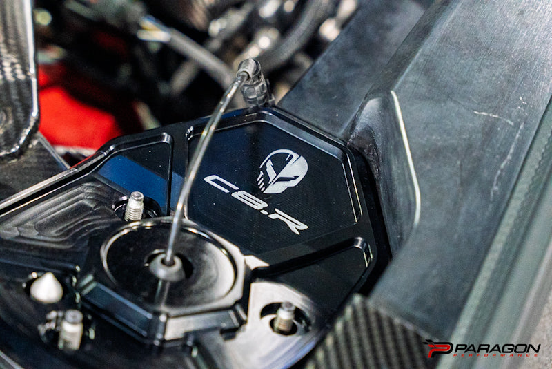 C8 Rally Driver Corvette Rear Strut Covers - Coupe