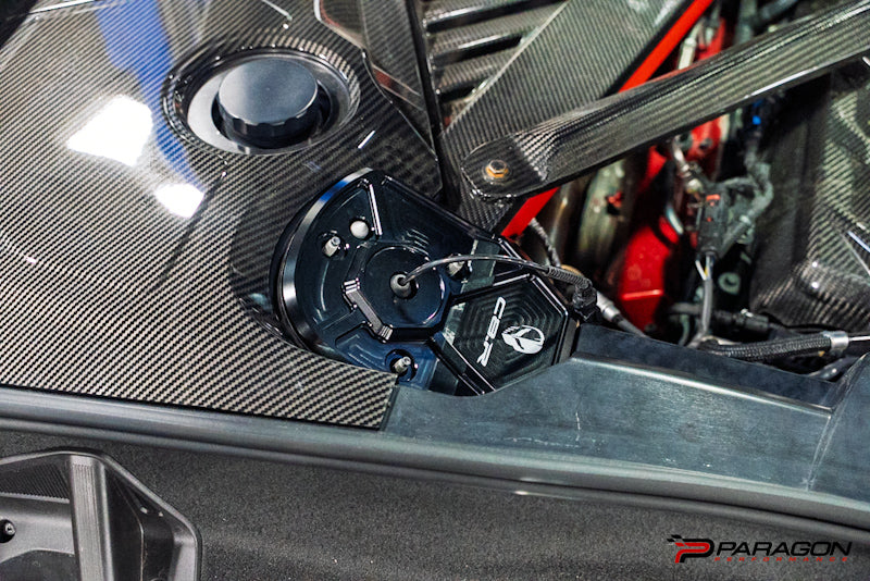C8 Rally Driver Corvette Rear Strut Covers - Coupe