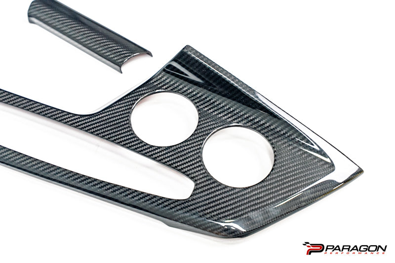 CCS 26+ C8 Corvette Carbon Fiber Center Console Trim Cover Kit