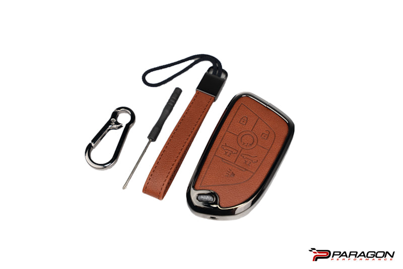 C8 Corvette Carbon Leather Key Cover