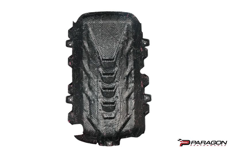 Paragon C8 Corvette Red Carbon Fiber Engine Cover