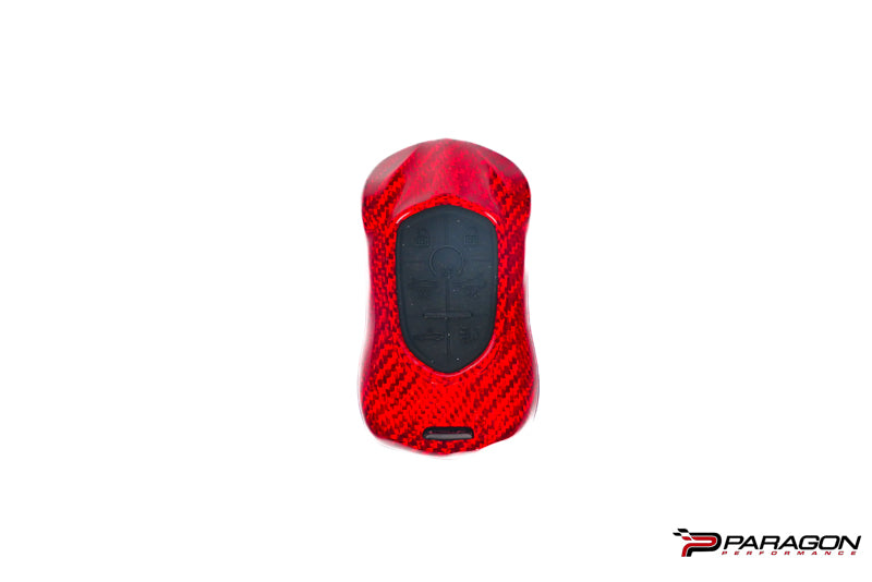 C8 Corvette Carbon Fiber Key Cover Car Shape