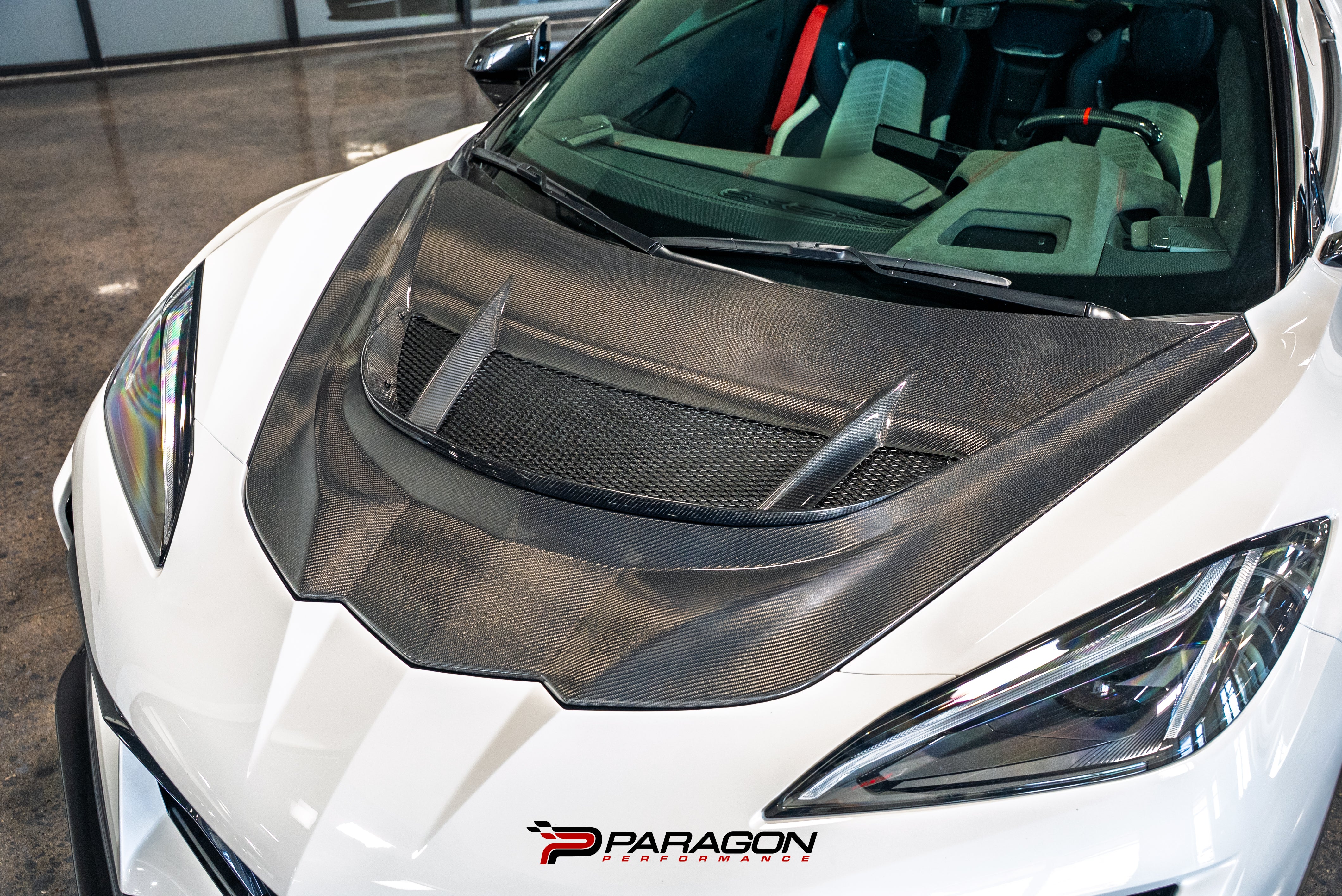 C8 Corvette ZR1 Double Sided Carbon Fiber Hood