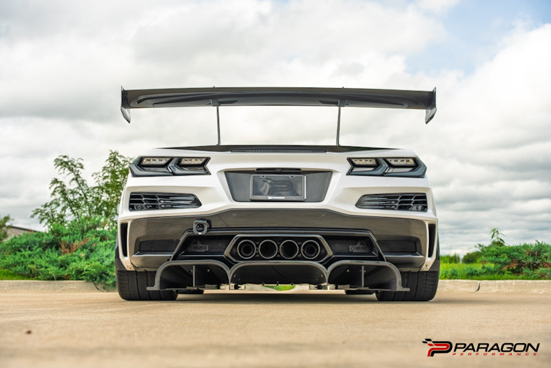 Verus Engineering C8 Corvette Carbon Fiber Rear Diffuser RACE EDITION