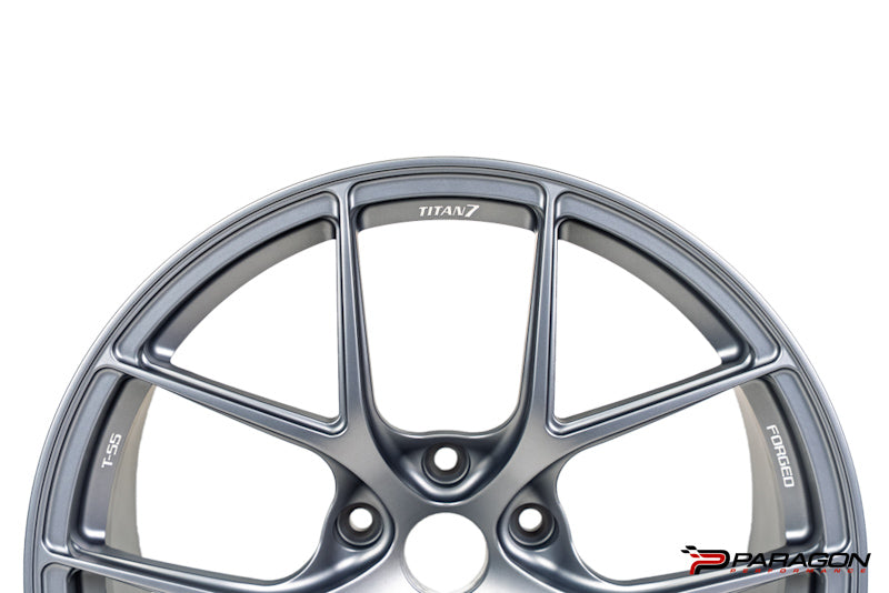 C8 Stingray Track Wheels - Titan 7 T-P5 18x10.5 19x12 5x120
