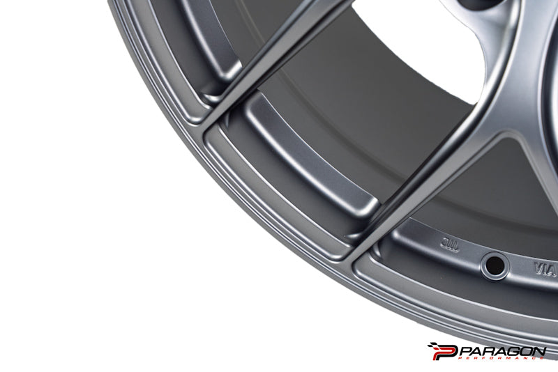 Titan 7 T-P5 18x10.5 19x12 5x120 Chevrolet C8 Corvette - Satin Titanium
