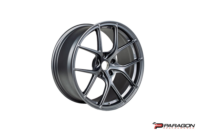 Titan 7 T-P5 18x10.5 19x12 5x120 Chevrolet C8 Corvette - Satin Titanium