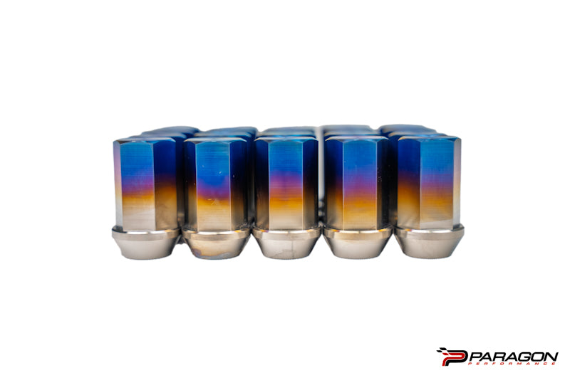 Paragon Performance Titanium Burnt Blue C8 Corvette Lug Nuts - M14x1.5
