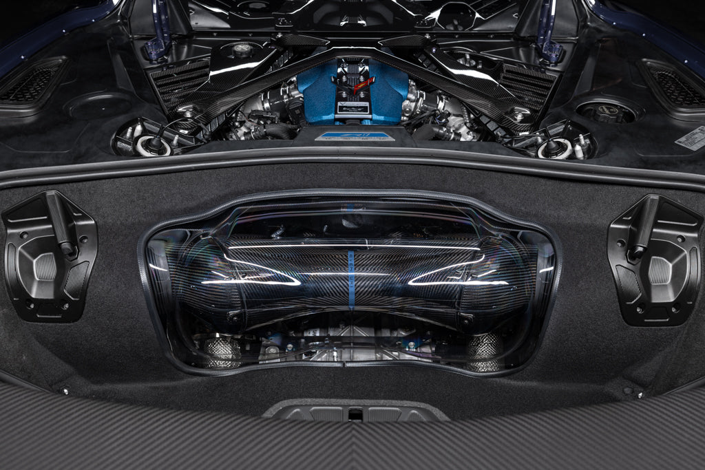 Eventuri C8 Corvette ZR1 Coupe Carbon Fiber Intake with Clear Lid
