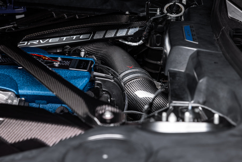 Eventuri C8 Corvette ZR1 Coupe Carbon Fiber Intake with Clear Lid