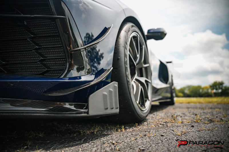 Verus Engineering Front Splitter Endplates, WF Spec - Corvette Stingray C8
