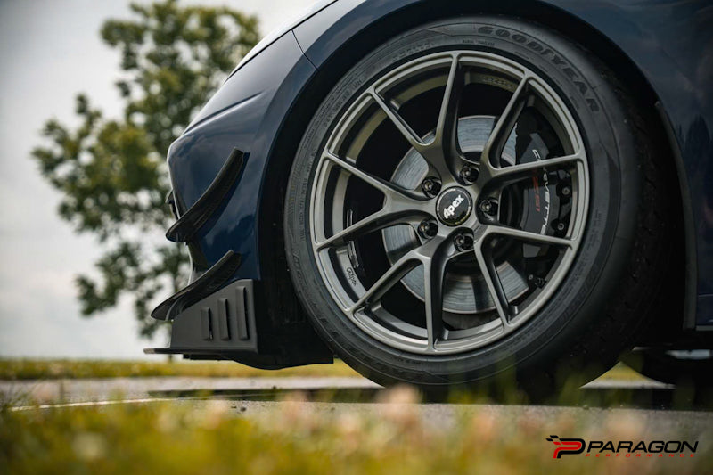 Verus Engineering Front Splitter Endplates, WF Spec - Corvette Stingray C8
