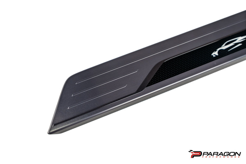 GM C8 Corvette Silhouette Stainless Steel Door Sill Plates - PAIR