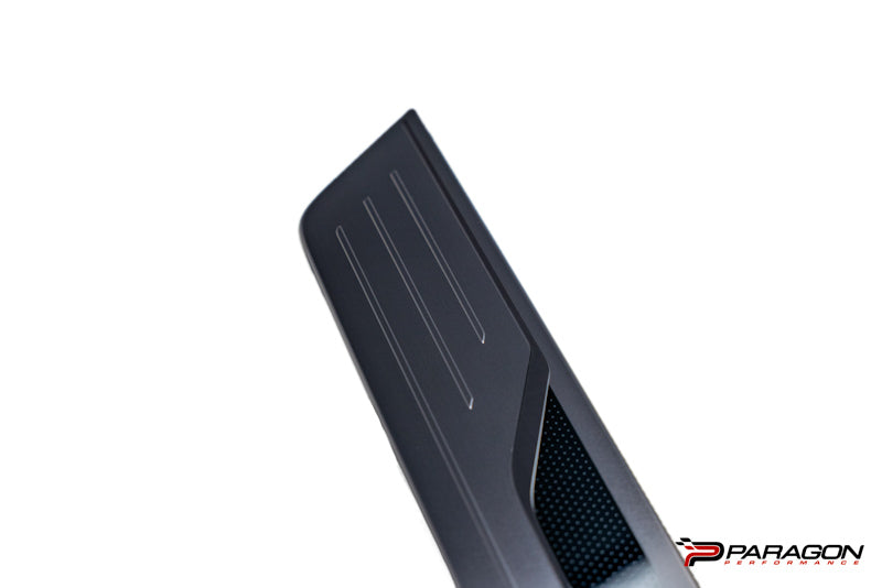 GM C8 Corvette Silhouette Stainless Steel Door Sill Plates - PAIR