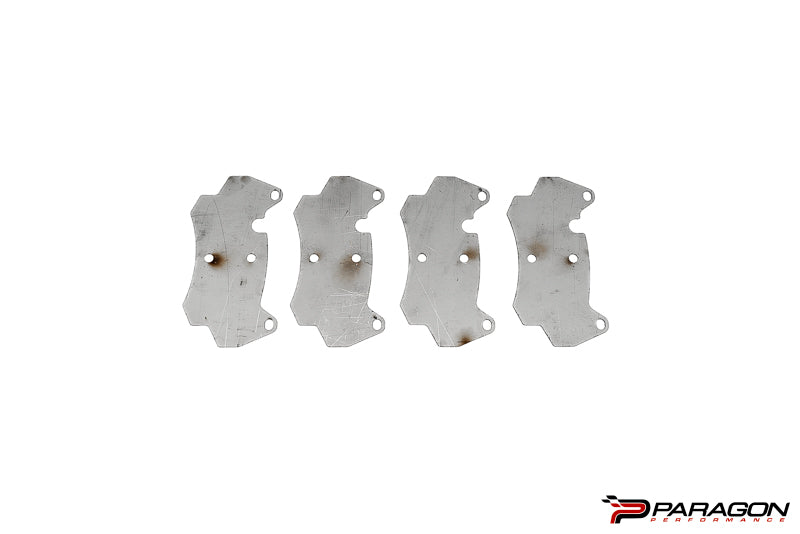 GiroDisc C8 Corvette Z51 Titanium Brake Pad Shields - Rear