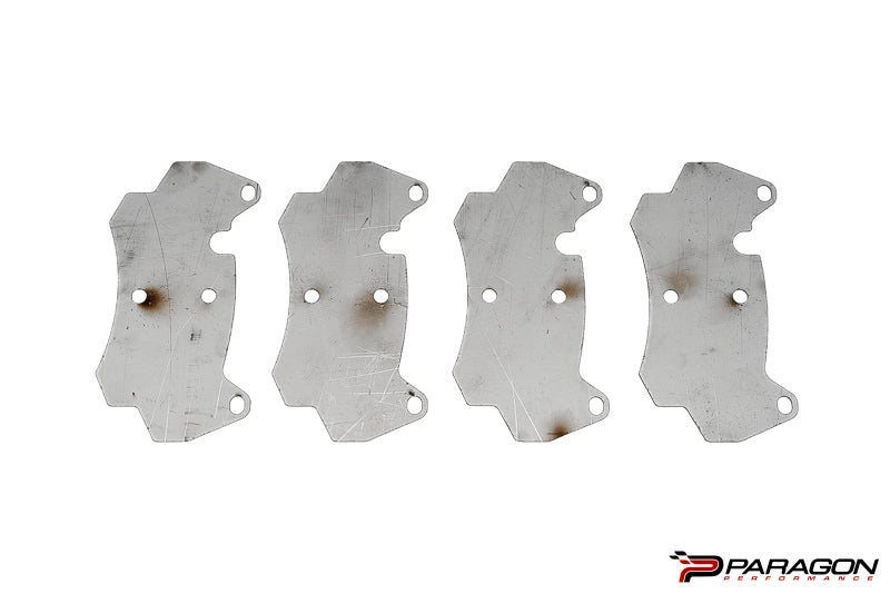 GiroDisc C8 Corvette Z51 Titanium Brake Pad Shields - Rear