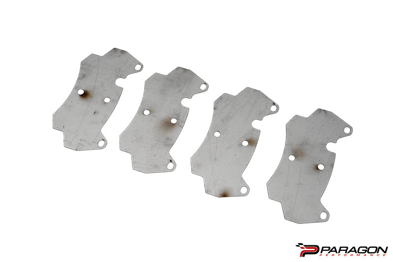 GiroDisc C8 Corvette Z51 Titanium Brake Pad Shields - Rear
