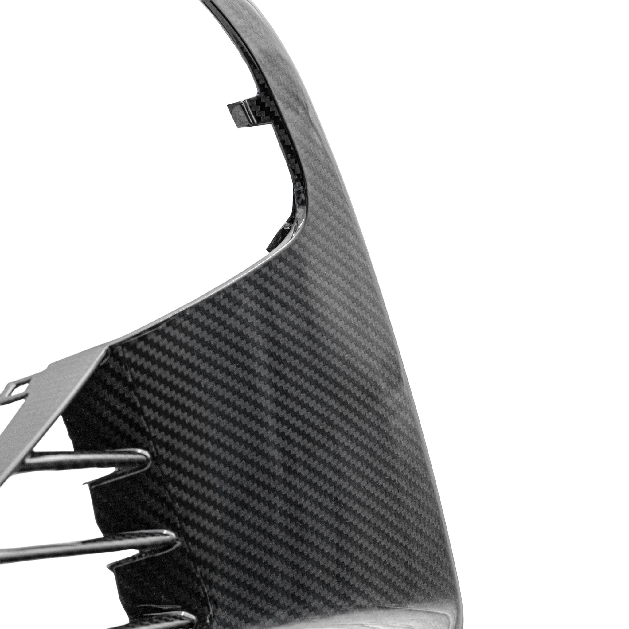 Cadillac CT5-V Blackwing Front Side Outer Grilles Pre Preg Gloss Carbon Fiber Pair