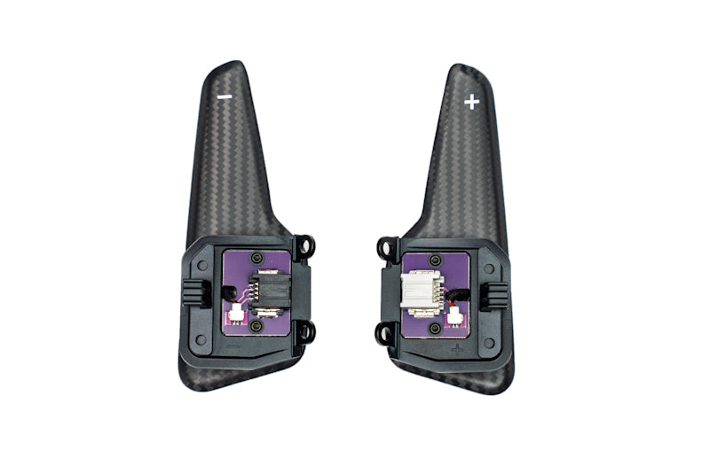 MadTrace C8 Corvette Clubsport Magnetic Shift Paddle Set - Matte Carbon Fiber