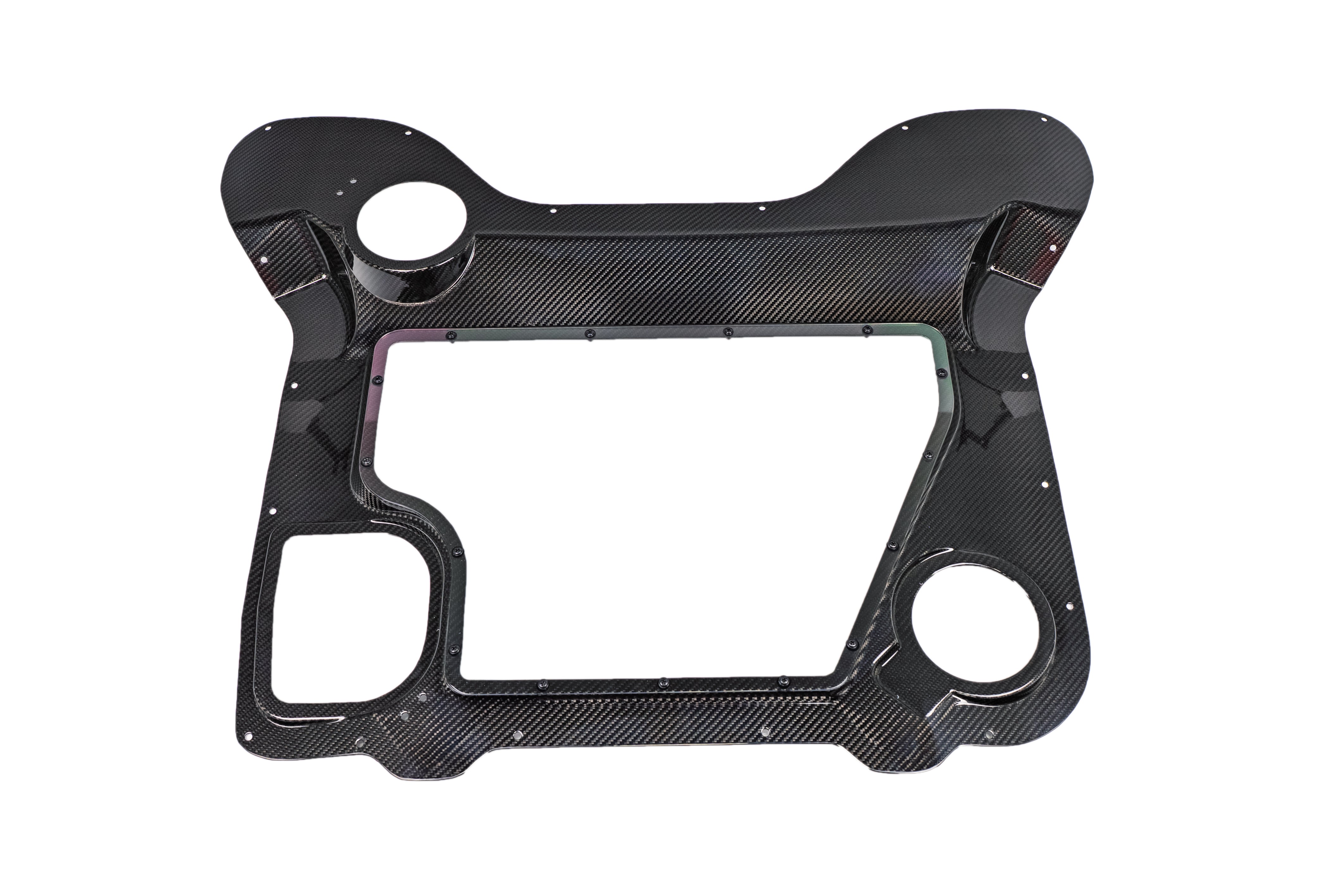 Paragon C8 Carbon Fiber Clear Engine Cover - 3 Cap - ZR1, ZR1X, ERAY, GSX Carbon Fiber Clear Engine Cover - Convertible