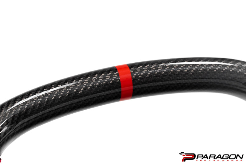 Paragon C8 Corvette Z06 Style Carbon Fiber Steering Wheel - Red