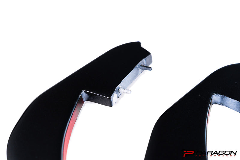 Paragon C8 Corvette Rear Diffuser Strakes - Carbon Flash