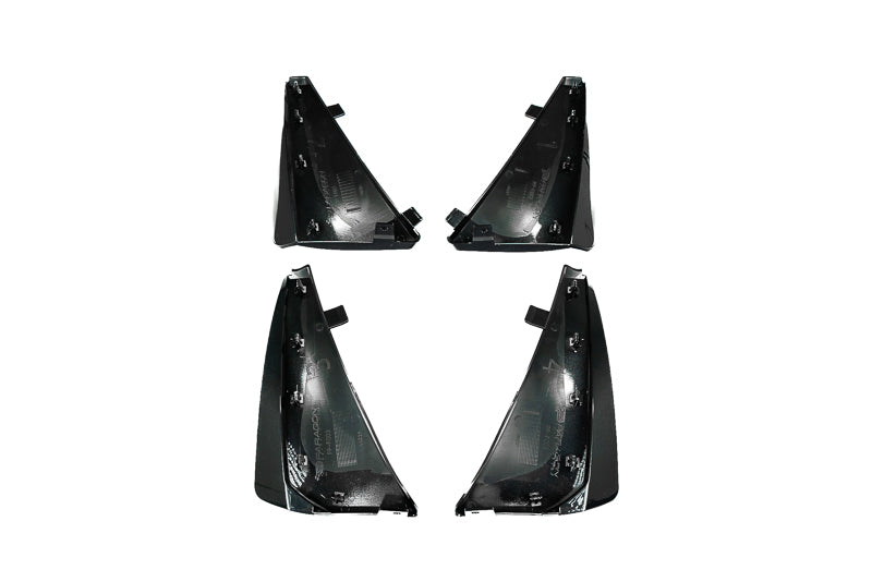 Paragon C8 Stingray Corvette Extended Splash Guards in Carbon Flash