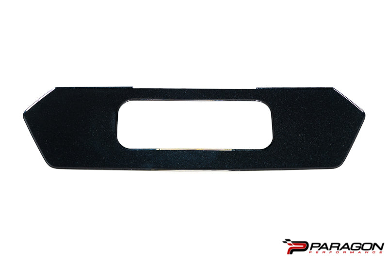 Paragon Performance C8 Corvette License Plate Insert - Carbon Fiber or Carbon Flash