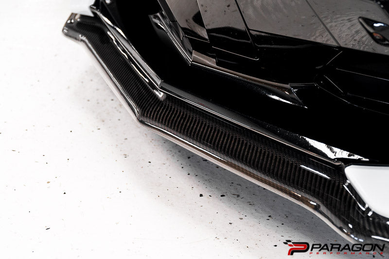 Paragon Performance C8 Corvette Carbon Fiber 3pc Front Lip/Spoiler