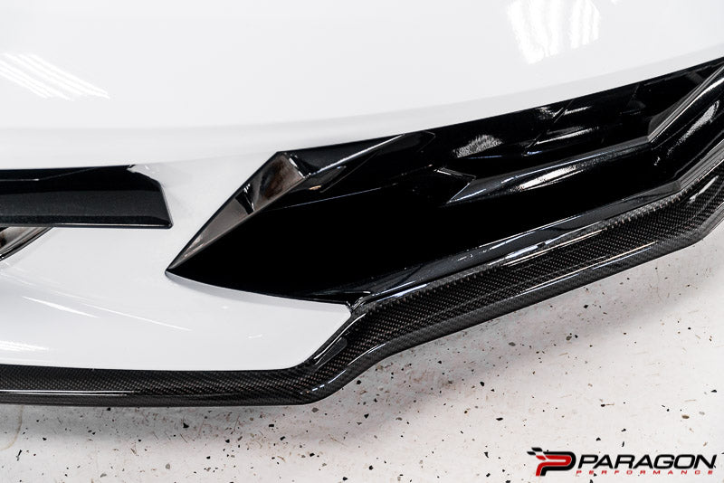 Paragon Performance C8 Corvette Carbon Fiber 3pc Front Lip/Spoiler