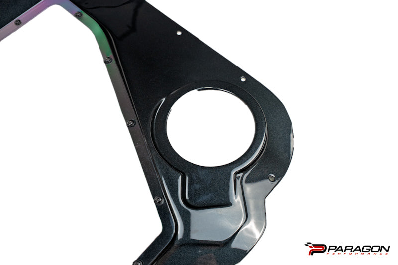 Paragon C8 Carbon Flash Painted Clear Engine Cover - 3 Cap - ZR1, ZR1X, ERAY, GSX - Convertible