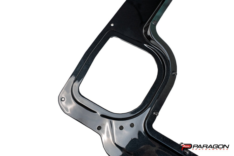 Paragon C8 Carbon Flash Painted Clear Engine Cover - 3 Cap - ZR1, ZR1X, ERAY, GSX - Convertible