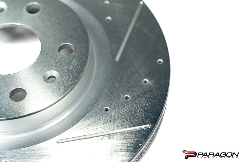 C8 Corvette Z51 Powerstop Evolution Drilled & Slotted Rotors - Rear
