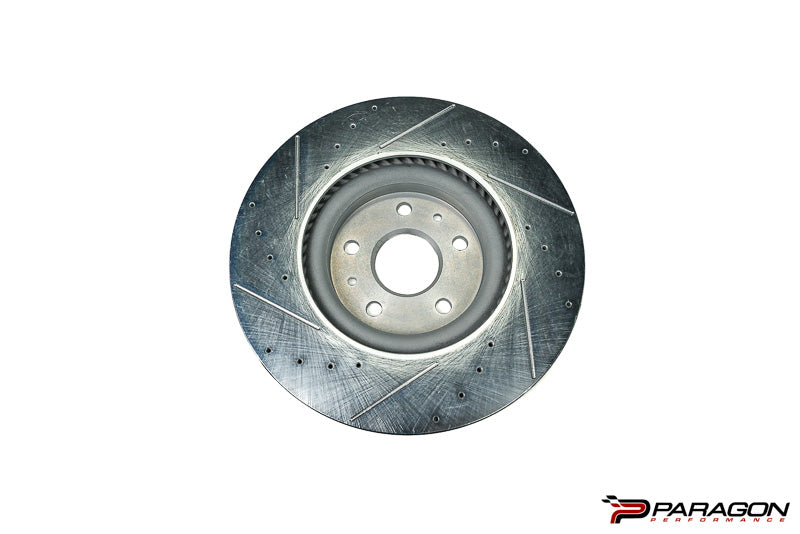 C8 Corvette Z51 Powerstop Evolution Drilled & Slotted Rotors - Rear