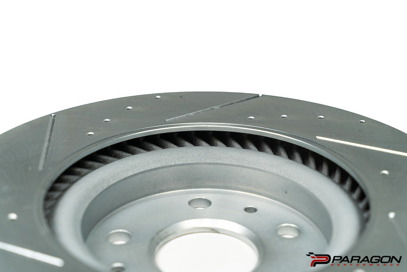 C8 Corvette Z51 Powerstop Evolution Drilled & Slotted Rotors - Front