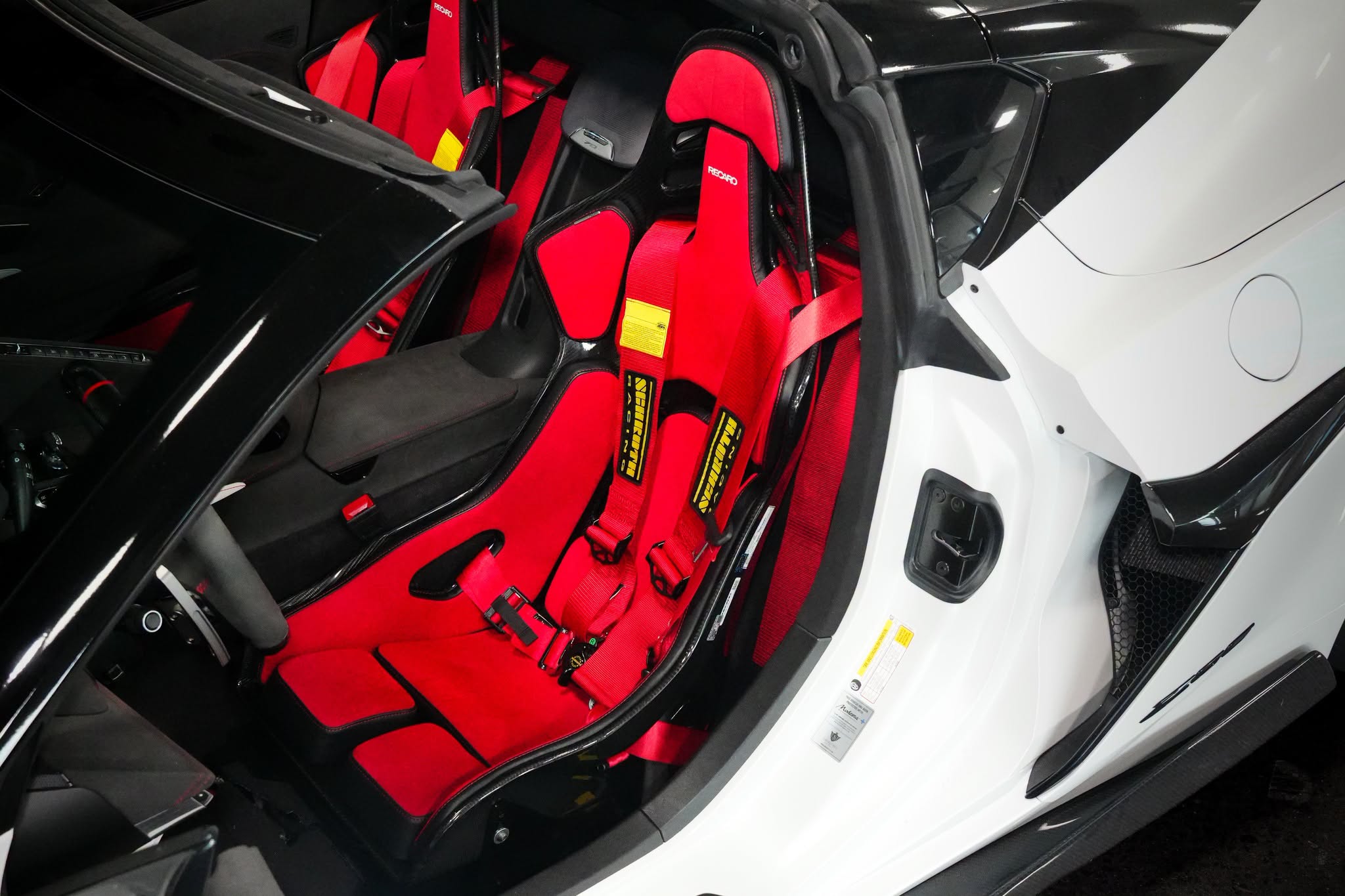 Recaro Podium Carbon Fiber Racing Seats (Pair)