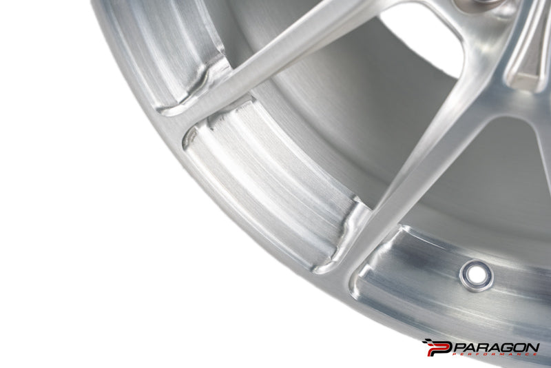Titan 7 T-P5 18x10.5 19x12 5x120 Chevrolet C8 Corvette - Brushed Clear