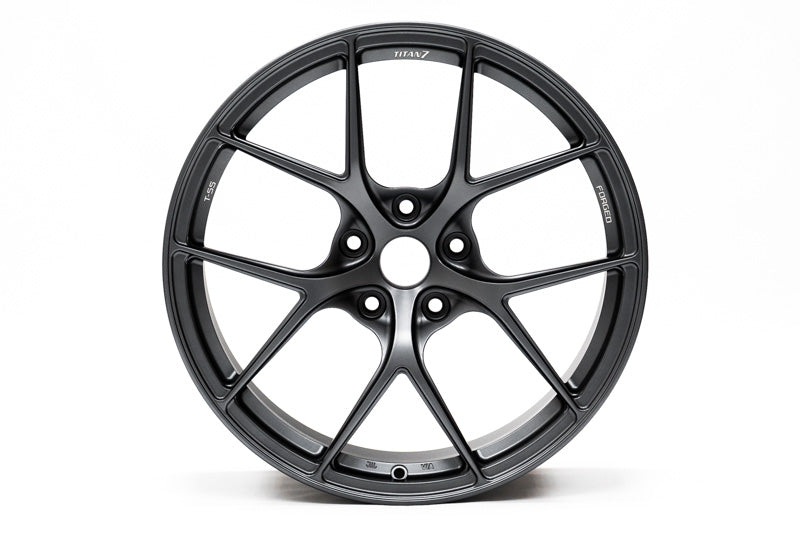 Titan 7 T-S5 19x9,20x11.5 5x120 Chevrolet C8 Corvette - Satin Titanium