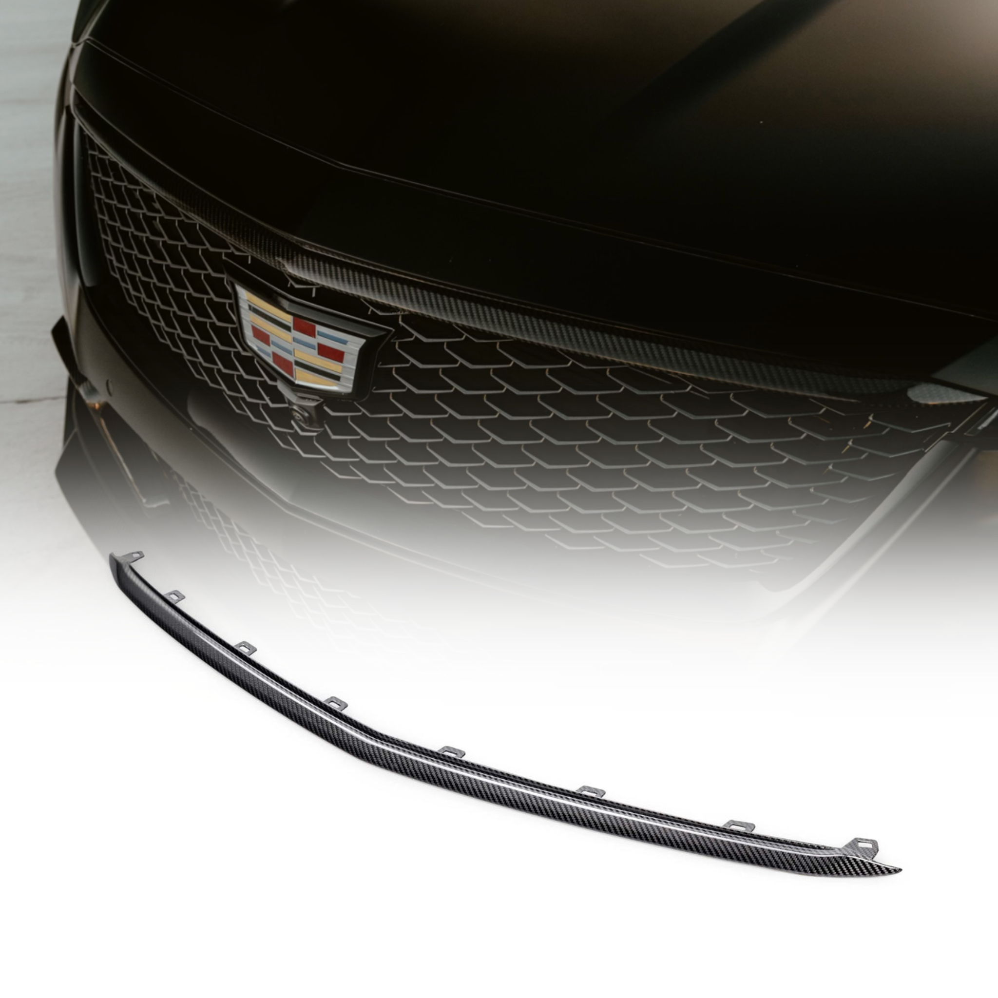 Cadillac CT5-V Blackwing Carbon Fiber Upper Grille Trim Replacement