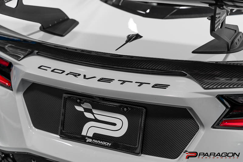 Verus Engineering C8 Corvette Carbon Fiber Ducktail Rear Spoiler BLEM