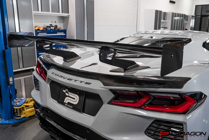 Verus Engineering C8 Corvette Carbon Fiber Ducktail Rear Spoiler BLEM